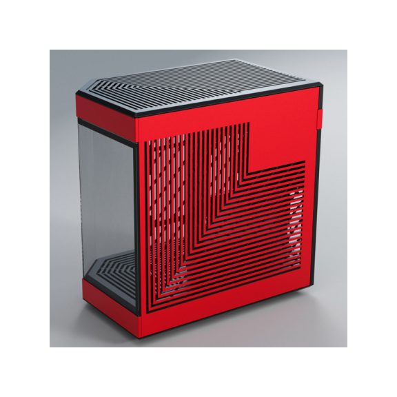Számítógépház Hyte Y60 ATX Edzett üveg Fekete/Piros