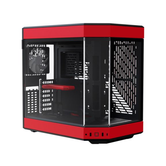 Számítógépház Hyte Y60 ATX Edzett üveg Fekete/Piros
