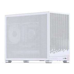   Jonsbo D32 STD Mesh White microATX minitorony számítógépház, back-connect kompatibilis, fehér