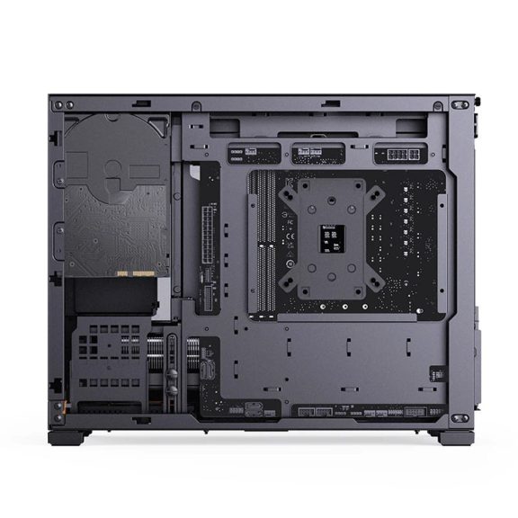 Jonsbo D32 PRO Black microATX minitorony számítógépház, edzett üveg, fekete