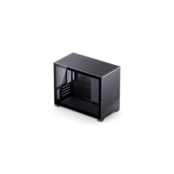 Jonsbo D32 PRO Black microATX minitorony számítógépház, edzett üveg, fekete