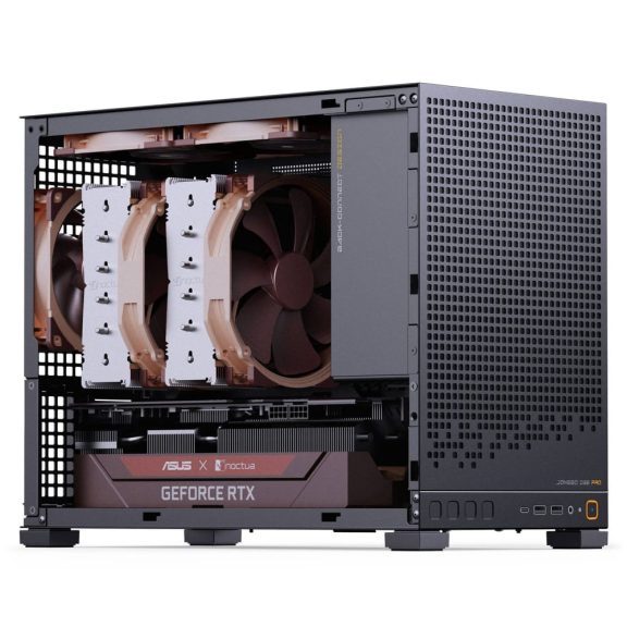 Jonsbo D32 PRO Mesh miroATX minitorony számítógépház, fekete