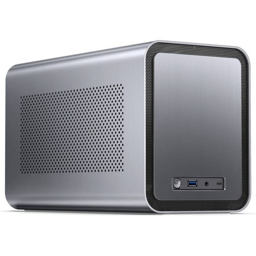 Jonsbo N1 Mini-ITX számítógépház, kompakt kialakítás, több meghajtó támogatás, szürke