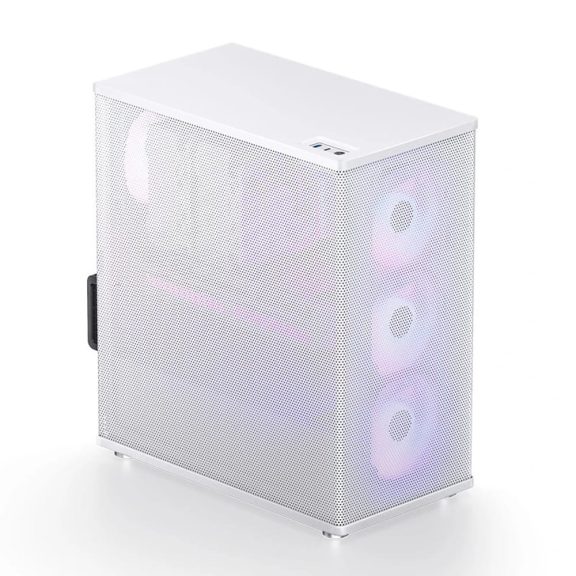 Jonsbo VR4 White Full Mesh ATX miditorony számítógépház, fehér