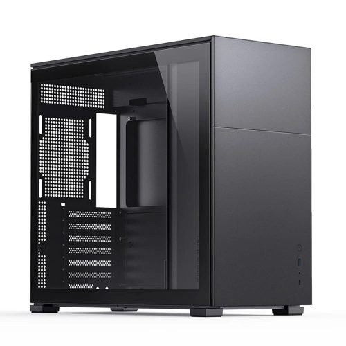 Jonsbo D41 STD Black ATX miditorony számítógépház, edzett üveg, fekete