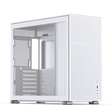   Jonsbo D41 MESH White ATX miditorony számítógépház, edzett üveg, fehér