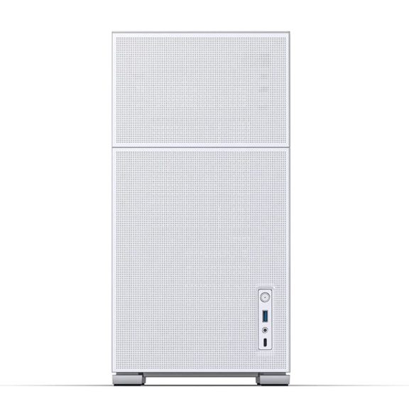 Jonsbo D41 MESH White ATX miditorony számítógépház, edzett üveg, fehér