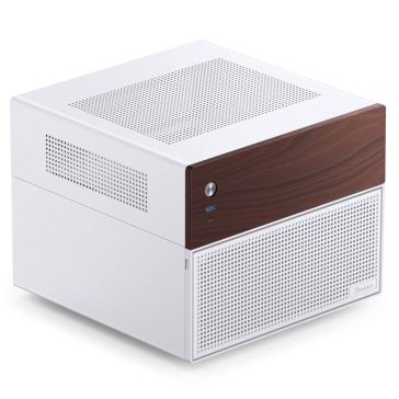   Jonsbo N4 NAS ház, 8 meghajtóhely, M-ATX, USB 3.2 Gen 2 Type-C, fehér