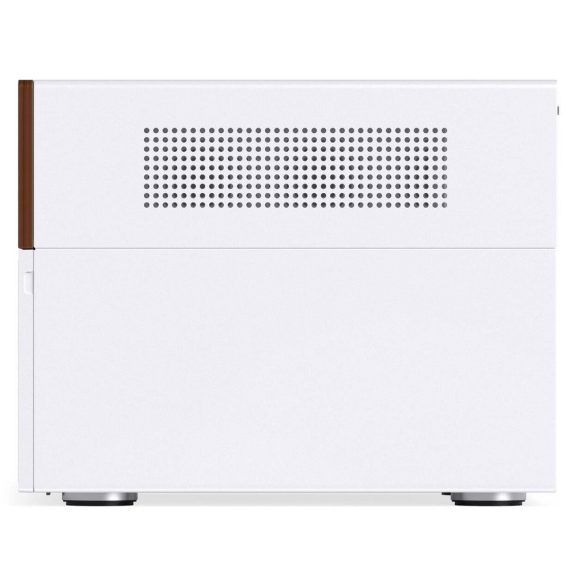 Jonsbo N4 NAS ház, 8 meghajtóhely, M-ATX, USB 3.2 Gen 2 Type-C, fehér