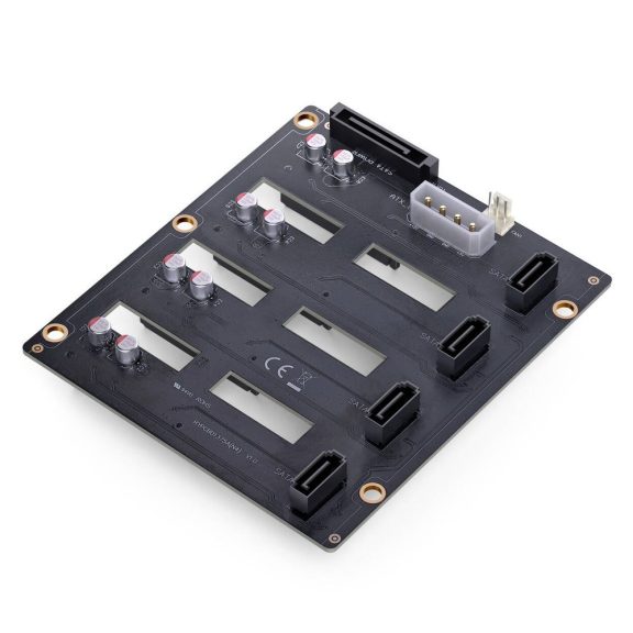 Jonsbo N4 NAS ház, 8 meghajtóhely, M-ATX, USB 3.2 Gen 2 Type-C, fehér