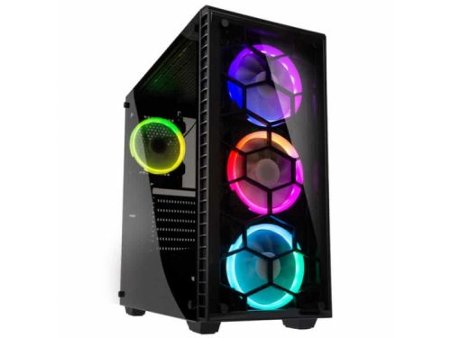 Számítógépház Kolink Observatory RGB ATX Edzett üveg Fekete