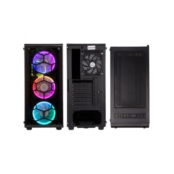 Számítógépház Kolink Observatory RGB ATX Edzett üveg Fekete