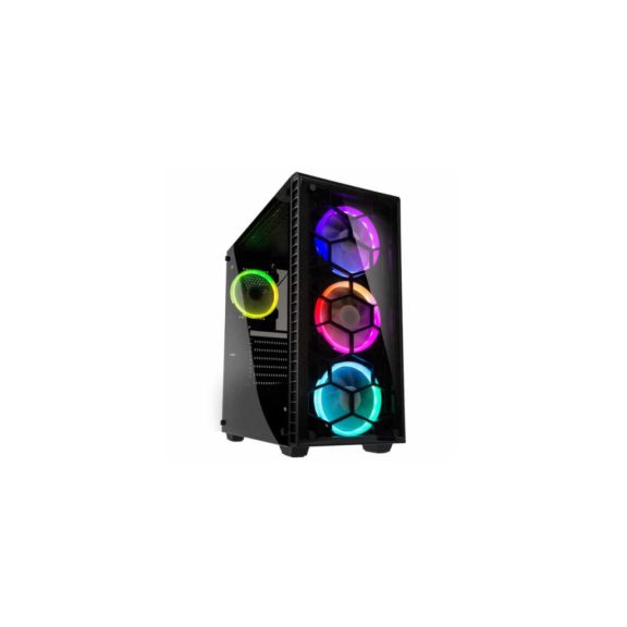Számítógépház Kolink Observatory RGB ATX Edzett üveg Fekete