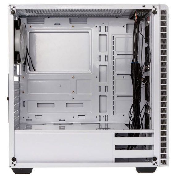 Kolink Observatory White E-ATX miditorony számítógépház, edzett üveg, fehér