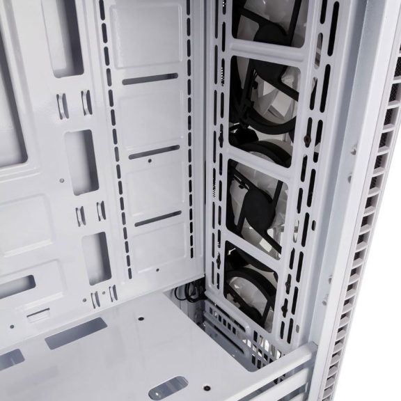 Kolink Observatory White E-ATX miditorony számítógépház, edzett üveg, fehér