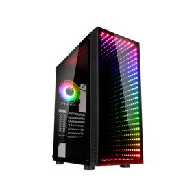   Számítógépház Kolink VOID Rift ARGB ATX Edzett üveg Fekete