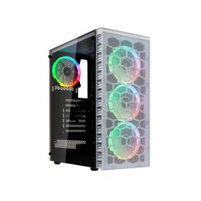   Számítógépház Kolink Observatory Lite Mesh ARGB ATX Edzett üveg Fehér
