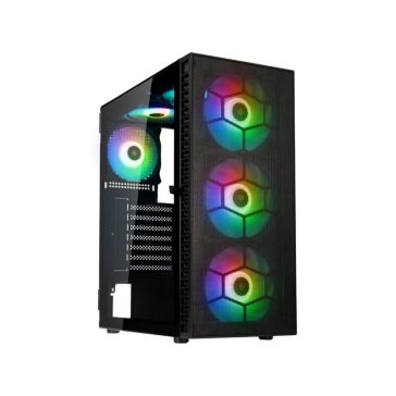 Kolink Observatory HF MESH ARGB ATX Edzett üveg Fekete