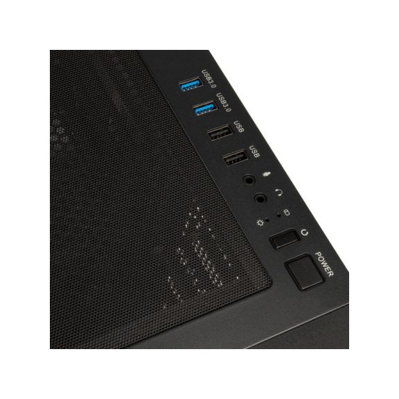 Számítógépház Kolink Unity Meshbay ARGB Midi-Tower, edzett üveg - fekete