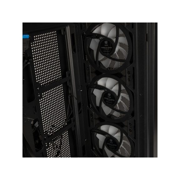 Számítógépház Kolink Unity Meshbay ARGB Midi-Tower, edzett üveg - fekete