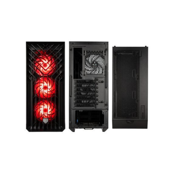 Számítógépház Kolink Unity Cascade ARGB Midi-Tower, fekete