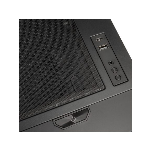 Számítógépház Kolink Unity Cascade ARGB Midi-Tower, fekete