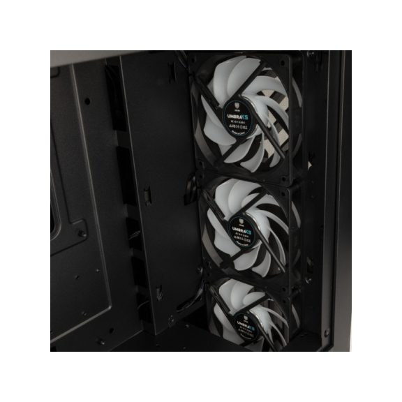 Számítógépház Kolink Unity Cascade ARGB Midi-Tower, fekete