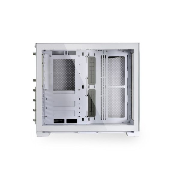 Számítógépház Lian Li O11 Dynamic Mini-S Snow Edition ATX Fehér Edzett üveg