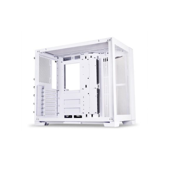 Számítógépház Lian Li O11 Dynamic Mini-S Snow Edition ATX Fehér Edzett üveg