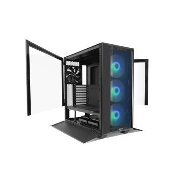   Számítógépház Lian Li LANCOOL III Mesh RGB ATX Fekete Edzett üveg
