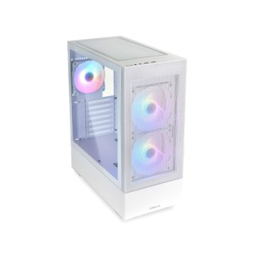   Számítógépház Lian Li LANCOOL 205 Mesh C ATX Fehér Edzett üveg
