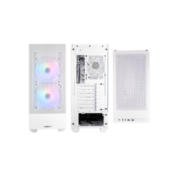 Számítógépház Lian Li LANCOOL 205 Mesh C ATX Fehér Edzett üveg