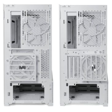   Lian Li LANCOOL 216 ARGB E-ATX miditorony számítógépház, kiváló légáramlás, 3 beépített ventilátor, fehér