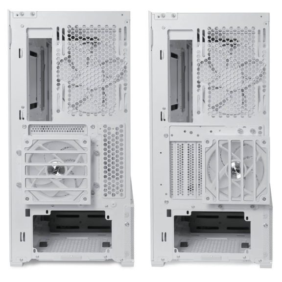 Lian Li LANCOOL 216 ARGB E-ATX miditorony számítógépház, kiváló légáramlás, 3 beépített ventilátor, fehér