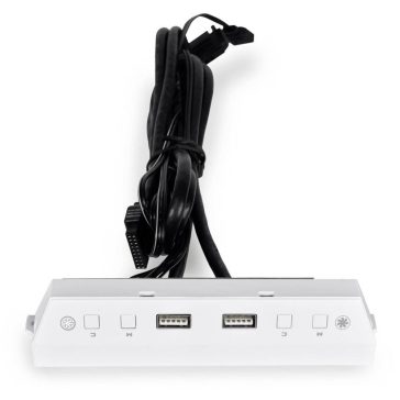   Lian Li LAN216-1W LANCOOL 216 ARGB vezérlő és USB modul, 2x USB 3.0, fehér