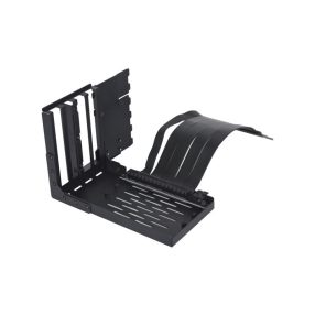   Számítógépház kiegészítő Lian Li VG4-4-V2X függőleges GPU-készlet – Fekete