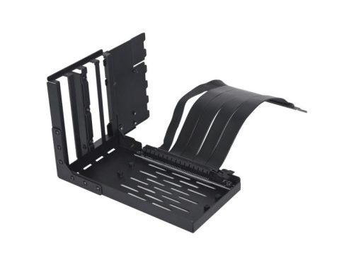 Számítógépház kiegészítő Lian Li VG4-4-V2X függőleges GPU-készlet – Fekete