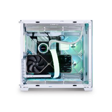   Számítógépház kiegészítő Lian Li VG4-4-V2X függőleges GPU-készlet – Fehér