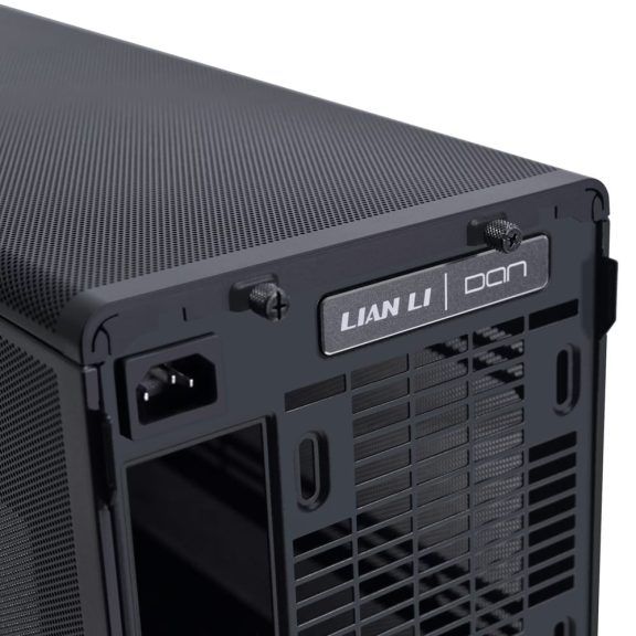Lian Li DAN Cases A3-mATX Wood Edition microATX MFF számítógépház, fa előlap, fekete