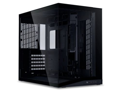Lian Li O11D Mini V2, Midi-tower ház,edzett üveg - fekete