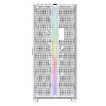   Montech SKY ONE LITE számítógépház, ARGB, USB-C, mesh előlap, fehér