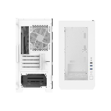   Számítógépház Montech AIR 100 ARGB mATX Fehér Edzett üveg