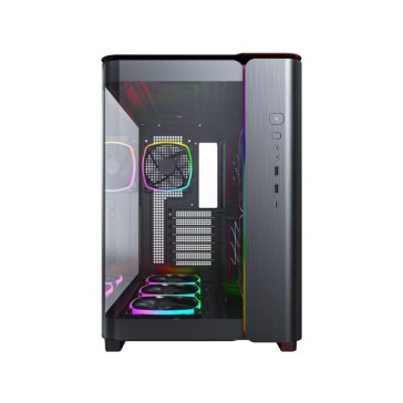   Számítógépház Montech KING 95 PRO Midi torony, ARGB, edzett üveg, fekete