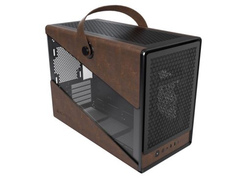 Számítógépház Montech Heritage mATX Midi-Tower, edzett üveg, fekete