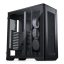 Phanteks Enthoo Pro II satin black full tower ház edzett üveg oldallappal és szerver-szintű bővíthetőséggel.