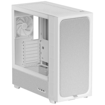   Tryx FLOVA F50 számítógépház, ATX, Cross-Flow ventilátor, 360 mm radiátor támogatás, edzett üveg, fehér