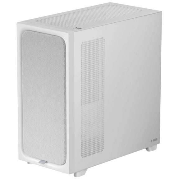 Tryx FLOVA F50 számítógépház, ATX, Cross-Flow ventilátor, 360 mm radiátor támogatás, edzett üveg, fehér