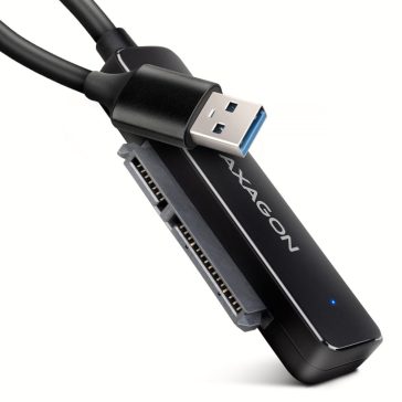   Axagon ADSA-FP2A USB-A - SATA adapter, 2.5" SSD/HDD, 5Gbps, fekete