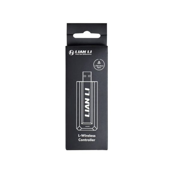 Lian Li UNI FAN Wireless Controller V2 vezérlő, ARGB és ventilátor vezérlés, 2.4 GHz, fekete - RF-T-B