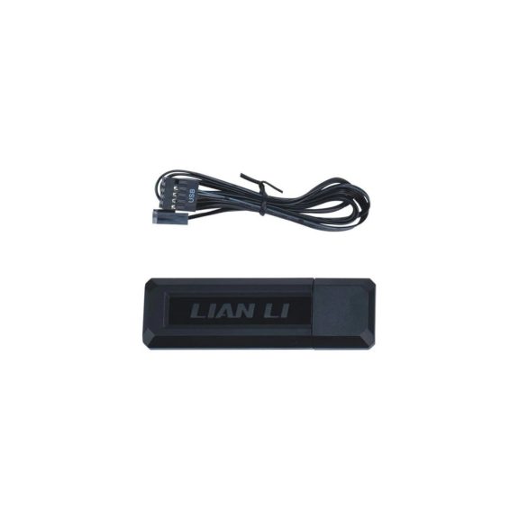 Lian Li UNI FAN Wireless Controller V2 vezérlő, ARGB és ventilátor vezérlés, 2.4 GHz, fekete - RF-T-B